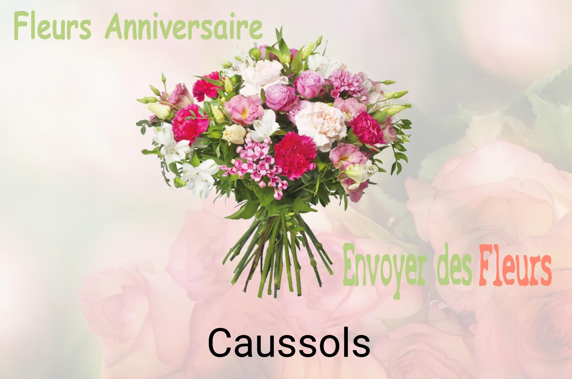 Bouquet de fleurs d’anniversaire livré à Caussols